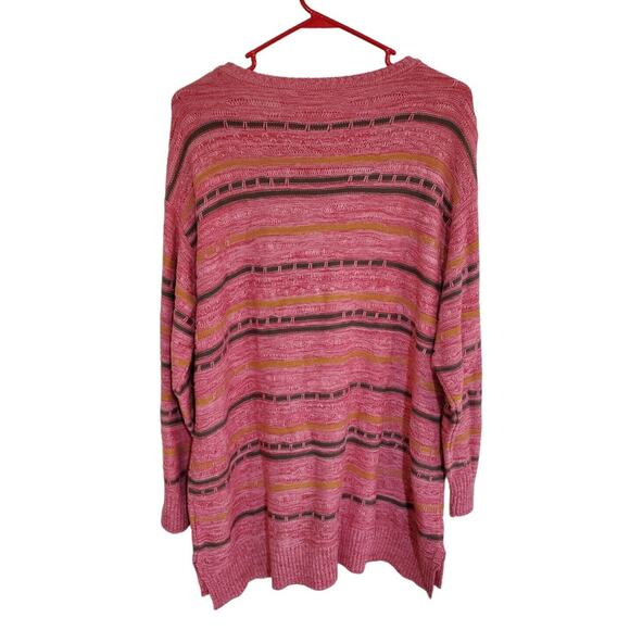 Soft Surroundings Pullover Sweater Pink 1X - Picture 2 of 3